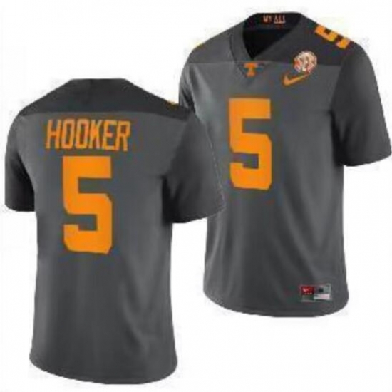 Men Nike Tennessee Hendon Hooker #5 Volunteers Legend College Jersey Gray Men Nike Tennessee Hendon Hooker #5 Volunteers Legend College Jersey Gray