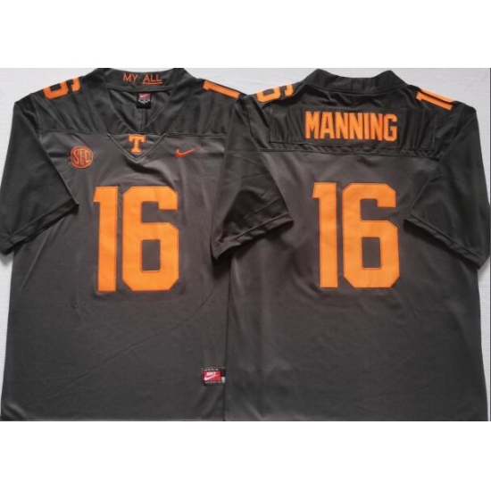 Men Tennessee Volunteers 16 Peyton Manning Grey NCAA Jersey Men Tennessee Volunteers 16 Peyton Manning Grey NCAA Jersey