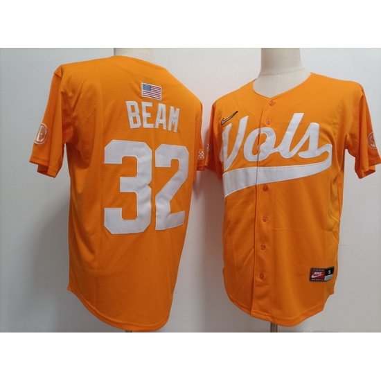 Men Tennessee Volunteers #32 Drew Beam Orange Stitched Jersey Men Tennessee Volunteers #32 Drew Beam Orange Stitched Jersey