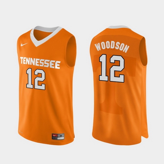 Men Tennessee Volunteers Brad Woodson Orange Authentic Performace College Basketball Jersey Men Tennessee Volunteers Brad Woodson Orange Authentic Performace College Basketball Jersey
