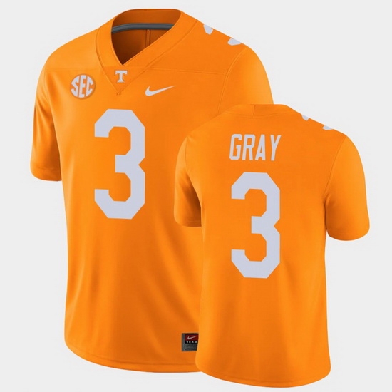 Men Tennessee Volunteers Eric Gray College Football Orange Alumni Player Game Jersey Men Tennessee Volunteers Eric Gray College Football Orange Alumni Player Game Jersey