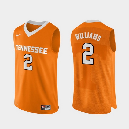 Men Tennessee Volunteers Grant Williams Orange Authentic Performace College Basketball Jersey Men Tennessee Volunteers Grant Williams Orange Authentic Performace College Basketball Jersey