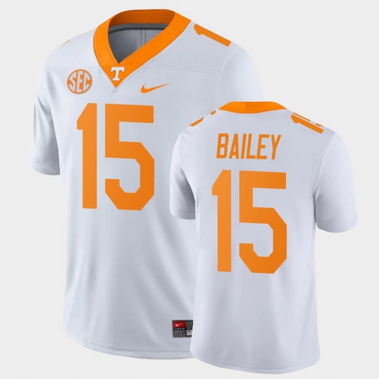 Men Tennessee Volunteers Harrison Bailey Game White College Football Jersey Men Tennessee Volunteers Harrison Bailey Game White College Football Jersey