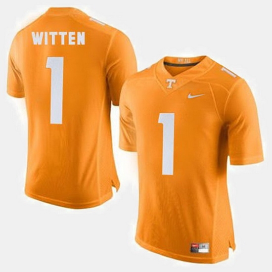 Men Tennessee Volunteers Jason Witten College Football Orange Jersey Men Tennessee Volunteers Jason Witten College Football Orange Jersey