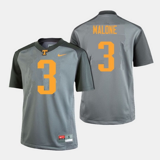 Men Tennessee Volunteers Josh Malone College Football Gray Jersey Men Tennessee Volunteers Josh Malone College Football Gray Jersey