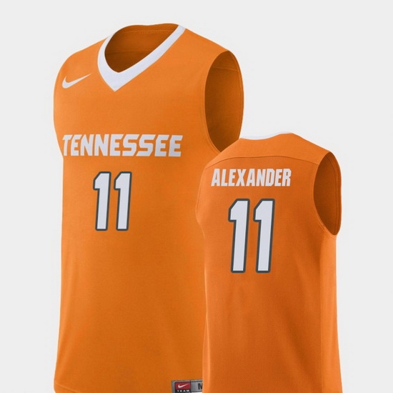 Men Tennessee Volunteers Kyle Alexander Orange Replica College Basketball Jersey Men Tennessee Volunteers Kyle Alexander Orange Replica College Basketball Jersey