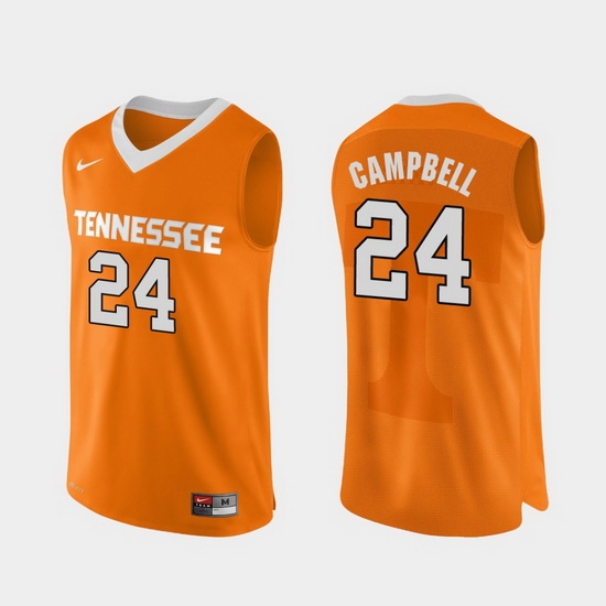 Men Tennessee Volunteers Lucas Campbell Orange Authentic Performace College Basketball Jersey Men Tennessee Volunteers Lucas Campbell Orange Authentic Performace College Basketball Jersey