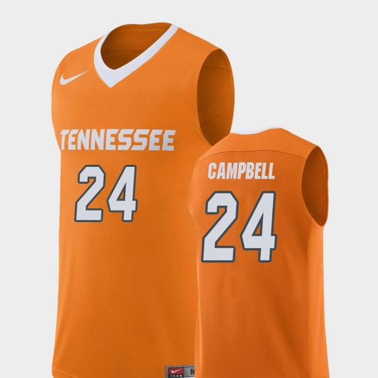 Men Tennessee Volunteers Lucas Campbell Orange Replica College Basketball Jersey Men Tennessee Volunteers Lucas Campbell Orange Replica College Basketball Jersey