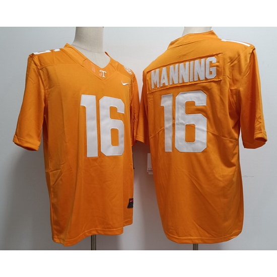 Men Tennessee Volunteers Peyton Manning #16 F U S E Orange College Football Jersey Men Tennessee Volunteers Peyton Manning #16 F U S E Orange College Football Jersey