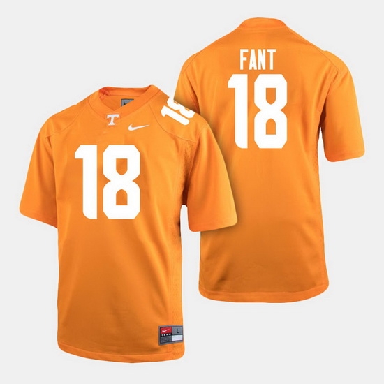 Men Tennessee Volunteers Princeton Fant College Football Orange Jersey Men Tennessee Volunteers Princeton Fant College Football Orange Jersey