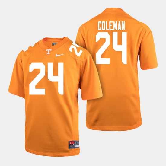 Men Tennessee Volunteers Trey Coleman College Football Orange Jersey Men Tennessee Volunteers Trey Coleman College Football Orange Jersey