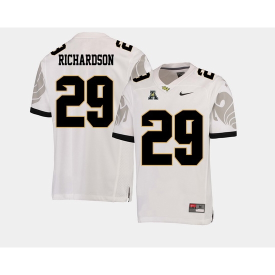 Men Ucf Knights Cordarrian Richardson White College Football Aac Jersey Men Ucf Knights Cordarrian Richardson White College Football Aac Jersey