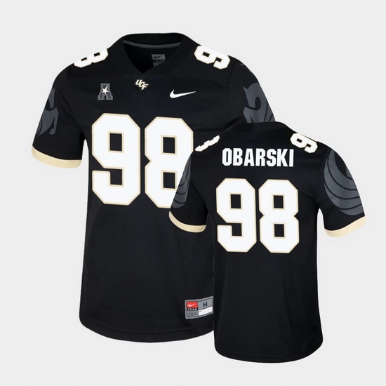 Men Ucf Knights Daniel Obarski College Football Black Game Jersey Men Ucf Knights Daniel Obarski College Football Black Game Jersey