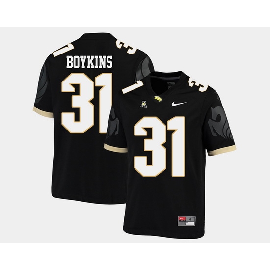 Men Ucf Knights Jeremy Boykins Black College Football Aac Jersey Men Ucf Knights Jeremy Boykins Black College Football Aac Jersey