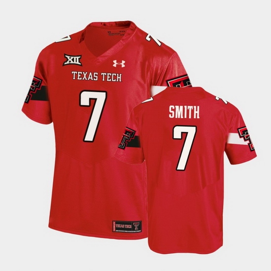 Men Texas Tech Red Raiders Donovan Smith Replica Red Football Team Jersey Men Texas Tech Red Raiders Donovan Smith Replica Red Football Team Jersey