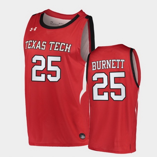 Men Texas Tech Red Raiders Nimari Burnett Alternate Red Basketball 2020 21 Jersey Men Texas Tech Red Raiders Nimari Burnett Alternate Red Basketball 2020 21 Jersey