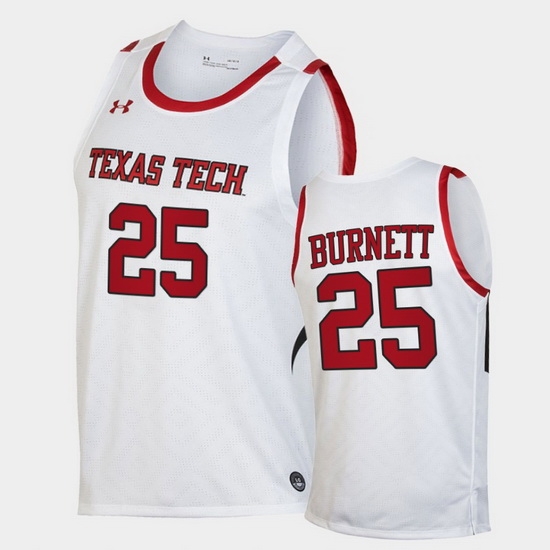 Men Texas Tech Red Raiders Nimari Burnett Replica White Basketball 2020 21 Jersey Men Texas Tech Red Raiders Nimari Burnett Replica White Basketball 2020 21 Jersey