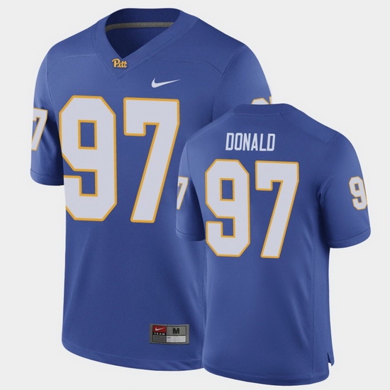 Men Pitt Panthers Aaron Donald Game Royal Football Jersey Men Pitt Panthers Aaron Donald Game Royal Football Jersey