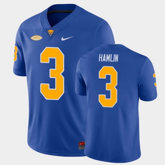 Men Pitt Panthers Damar Hamlin College Football Royal Game Jersey Men Pitt Panthers Damar Hamlin College Football Royal Game Jersey