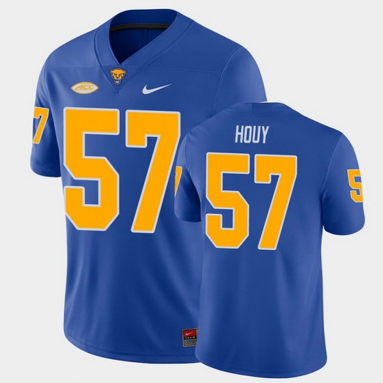 Men Pitt Panthers Gabe Houy College Football Royal Game Jersey Men Pitt Panthers Gabe Houy College Football Royal Game Jersey