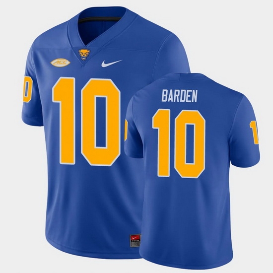 Men Pitt Panthers Jaylon Barden College Football Royal Game Jersey Men Pitt Panthers Jaylon Barden College Football Royal Game Jersey