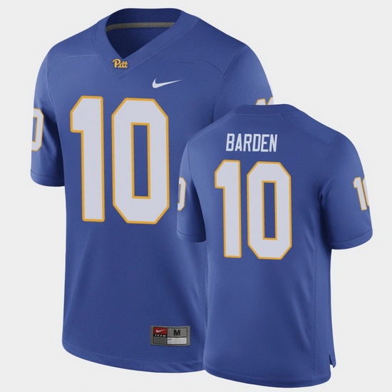 Men Pitt Panthers Jaylon Barden Game Royal Football Jersey Men Pitt Panthers Jaylon Barden Game Royal Football Jersey