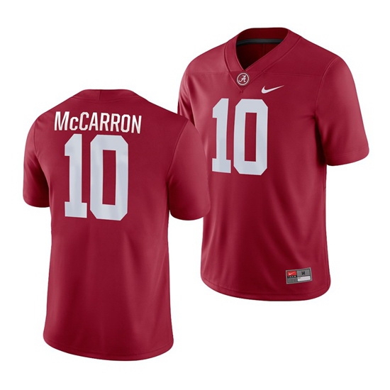 Alabama Crimson Tide AJ McCarron Men's Crimson Game Nike Jersey Alabama Crimson Tide AJ McCarron Men's Crimson Game Nike Jersey
