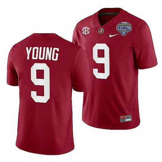Alabama Crimson Tide Bryce Young Crimson 2021 Cotton Bowl College Football Playoff Jersey Alabama Crimson Tide Bryce Young Crimson 2021 Cotton Bowl College Football Playoff Jersey