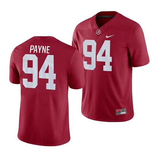 Alabama Crimson Tide Da'Ron Payne Men's Crimson Game Nike Jersey Alabama Crimson Tide Da'Ron Payne Men's Crimson Game Nike Jersey