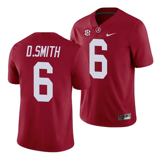 Alabama Crimson Tide DeVonta Smith Game Crimson College Football Jersey Alabama Crimson Tide DeVonta Smith Game Crimson College Football Jersey