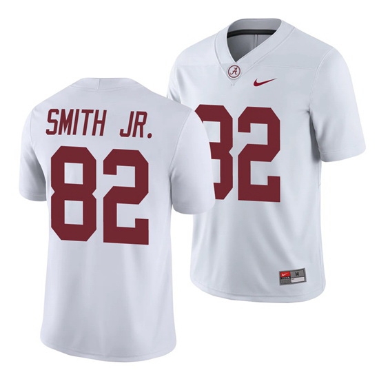Alabama Crimson Tide Irv Smith Jr. White College Football Men's Game Jersey Alabama Crimson Tide Irv Smith Jr. White College Football Men's Game Jersey