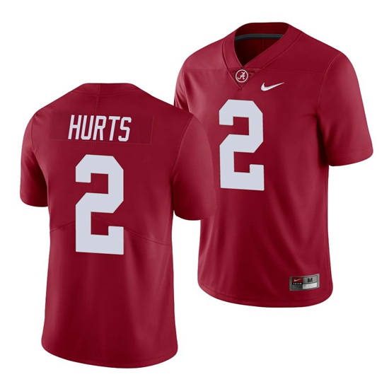 Alabama Crimson Tide Jalen Hurts 2 Crimson Limited Jersey Men's Alabama Crimson Tide Jalen Hurts 2 Crimson Limited Jersey Men's