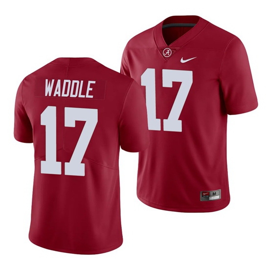 Alabama Crimson Tide Jaylen Waddle 17 Crimson Limited Jersey Men's Alabama Crimson Tide Jaylen Waddle 17 Crimson Limited Jersey Men's