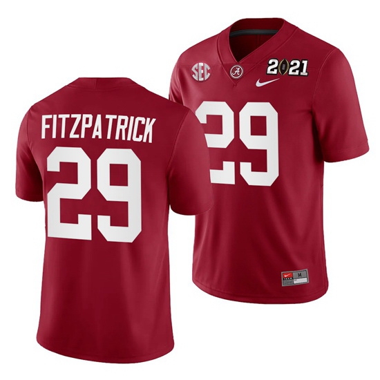 Alabama Crimson Tide Minkah Fitzpatrick Crimson 2021 Rose Bowl Champions College Football Playoff College Football Playoff Jersey Alabama Crimson Tide Minkah Fitzpatrick Crimson 2021 Rose Bowl Champions College Football Playoff College Football Playoff Jersey