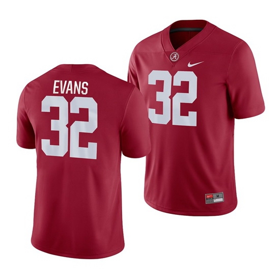 Alabama Crimson Tide Rashaan Evans Men's Crimson Game Nike Jersey Alabama Crimson Tide Rashaan Evans Men's Crimson Game Nike Jersey
