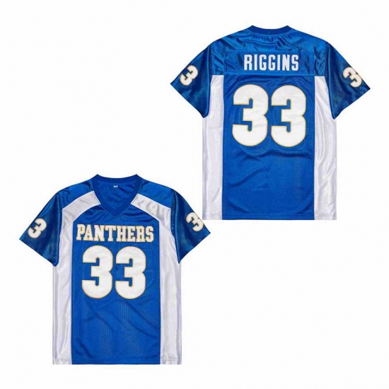 Men 33# FRIDAY NIGHT LIGHTS PANTHERS FOOTBALL JERSEY blue Men 33# FRIDAY NIGHT LIGHTS PANTHERS FOOTBALL JERSEY blue