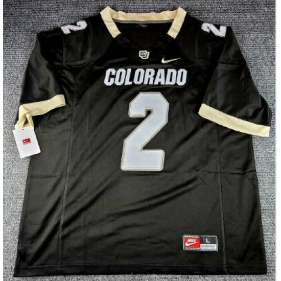 Men Colorado Buffaloes Shedeur Sanders #2 Black Vapor Limited Black Stitched Jersey Men Colorado Buffaloes Shedeur Sanders #2 Black Vapor Limited Black Stitched Jersey