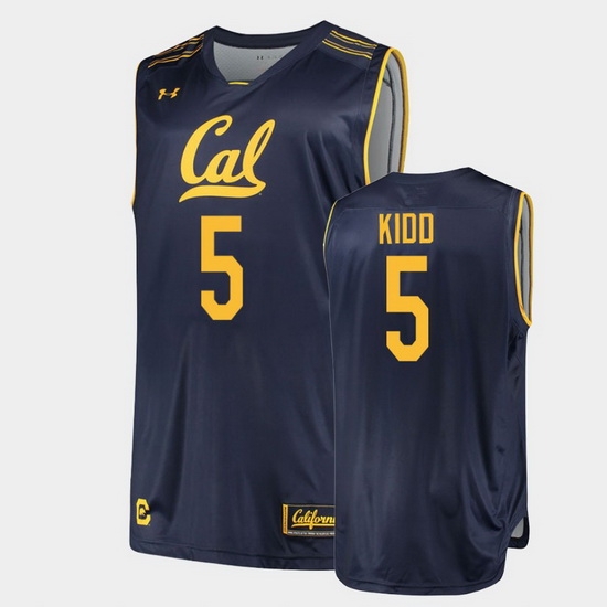 Men Jason Kidd College Basketball Navy Jersey Men Jason Kidd College Basketball Navy Jersey