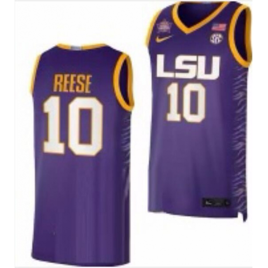 Men LSU Tigers Reese Purple Stitched NCAA Jersey Men LSU Tigers Reese Purple Stitched NCAA Jersey