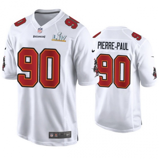 Jason Pierre Paul Buccaneers White Super Bowl Lv Game Fashion Jersey Jason Pierre Paul Buccaneers White Super Bowl Lv Game Fashion Jersey