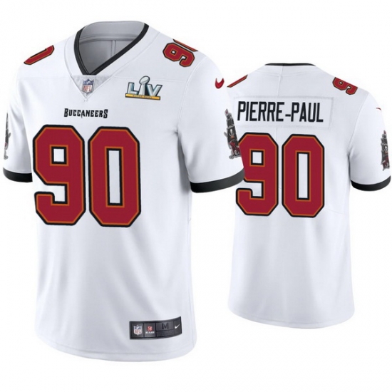 Jason Pierre Paul Buccaneers White Super Bowl Lv Vapor Limited Jersey Jason Pierre Paul Buccaneers White Super Bowl Lv Vapor Limited Jersey