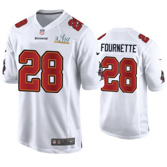 Leonard Fournette Buccaneers White Super Bowl Lv Game Fashion Jersey Leonard Fournette Buccaneers White Super Bowl Lv Game Fashion Jersey
