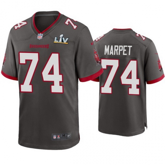 Men Ali Marpet Buccaneers Pewter Super Bowl Lv Game Jersey Men Ali Marpet Buccaneers Pewter Super Bowl Lv Game Jersey