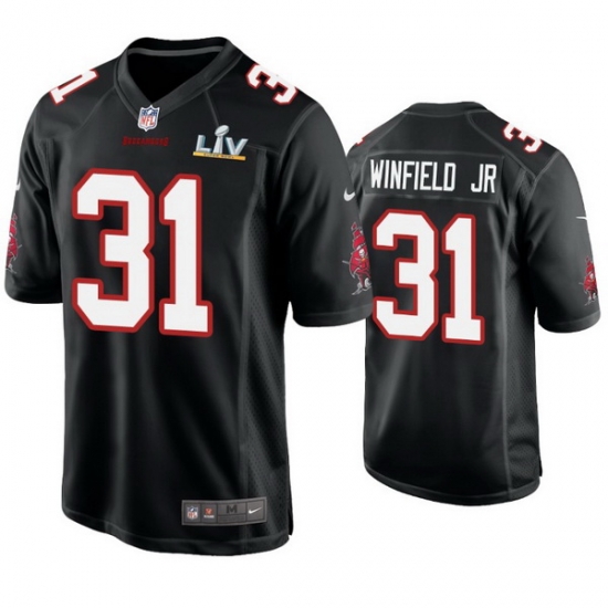 Men Antoine Winfield Jr. Buccaneers Black Super Bowl Lv Game Fashion Jersey Men Antoine Winfield Jr. Buccaneers Black Super Bowl Lv Game Fashion Jersey