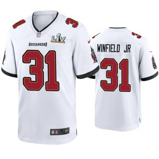 Men Antoine Winfield Jr. Buccaneers White Super Bowl Lv Game Jersey Men Antoine Winfield Jr. Buccaneers White Super Bowl Lv Game Jersey