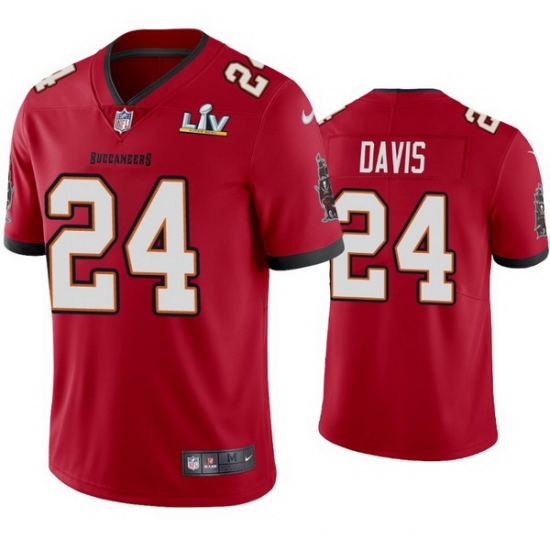 Men Carlton Davis Buccaneers Red Super Bowl Lv Vapor Limited Jersey Men Carlton Davis Buccaneers Red Super Bowl Lv Vapor Limited Jersey