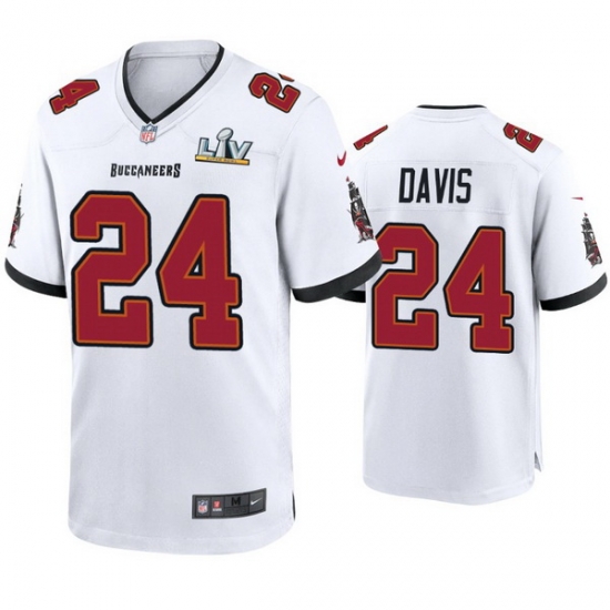 Men Carlton Davis Buccaneers White Super Bowl Lv Game Jersey Men Carlton Davis Buccaneers White Super Bowl Lv Game Jersey