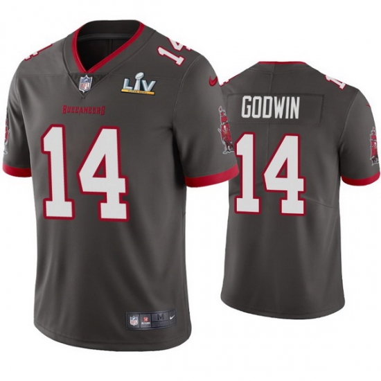 Men Chris Godwin Buccaneers Pewter Super Bowl Lv Vapor Limited Jersey Men Chris Godwin Buccaneers Pewter Super Bowl Lv Vapor Limited Jersey