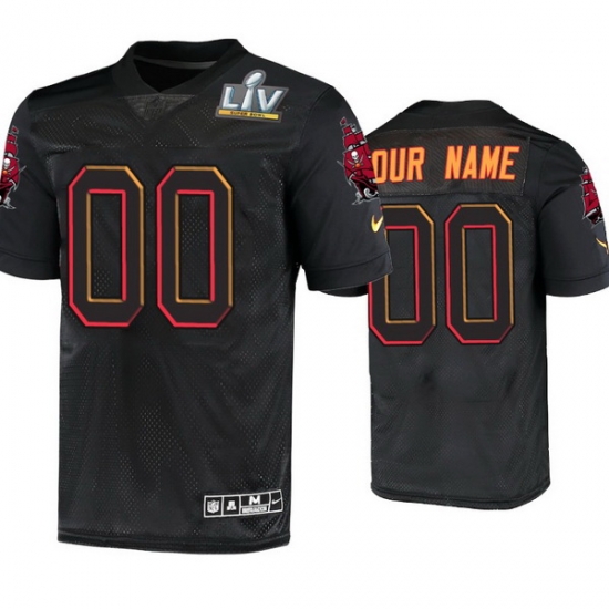 Men Custom Tampa Bay Buccaneers Black Super Bowl Lv Jersey Men Custom Tampa Bay Buccaneers Black Super Bowl Lv Jersey