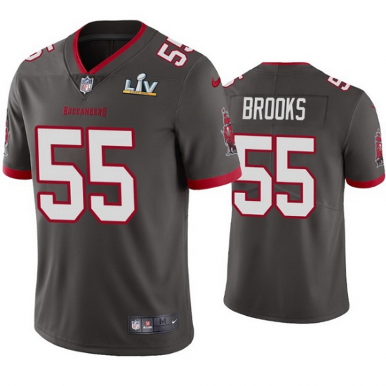 Men Derrick Brooks Buccaneers Pewter Super Bowl Lv Vapor Limited Jersey Men Derrick Brooks Buccaneers Pewter Super Bowl Lv Vapor Limited Jersey